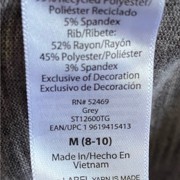 Secret Treasures pajama set or just for hanging out at home. Size M (8-10) - Picture 8 of 8